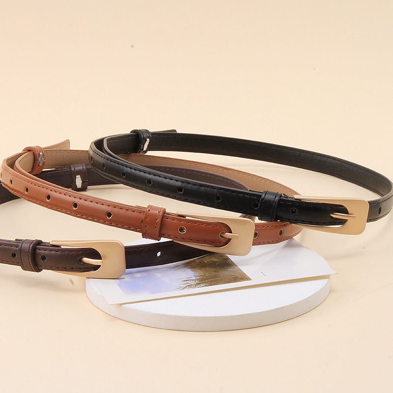 Simple Korean Retro Style Thin Belt for Women | Shopee Philippines
