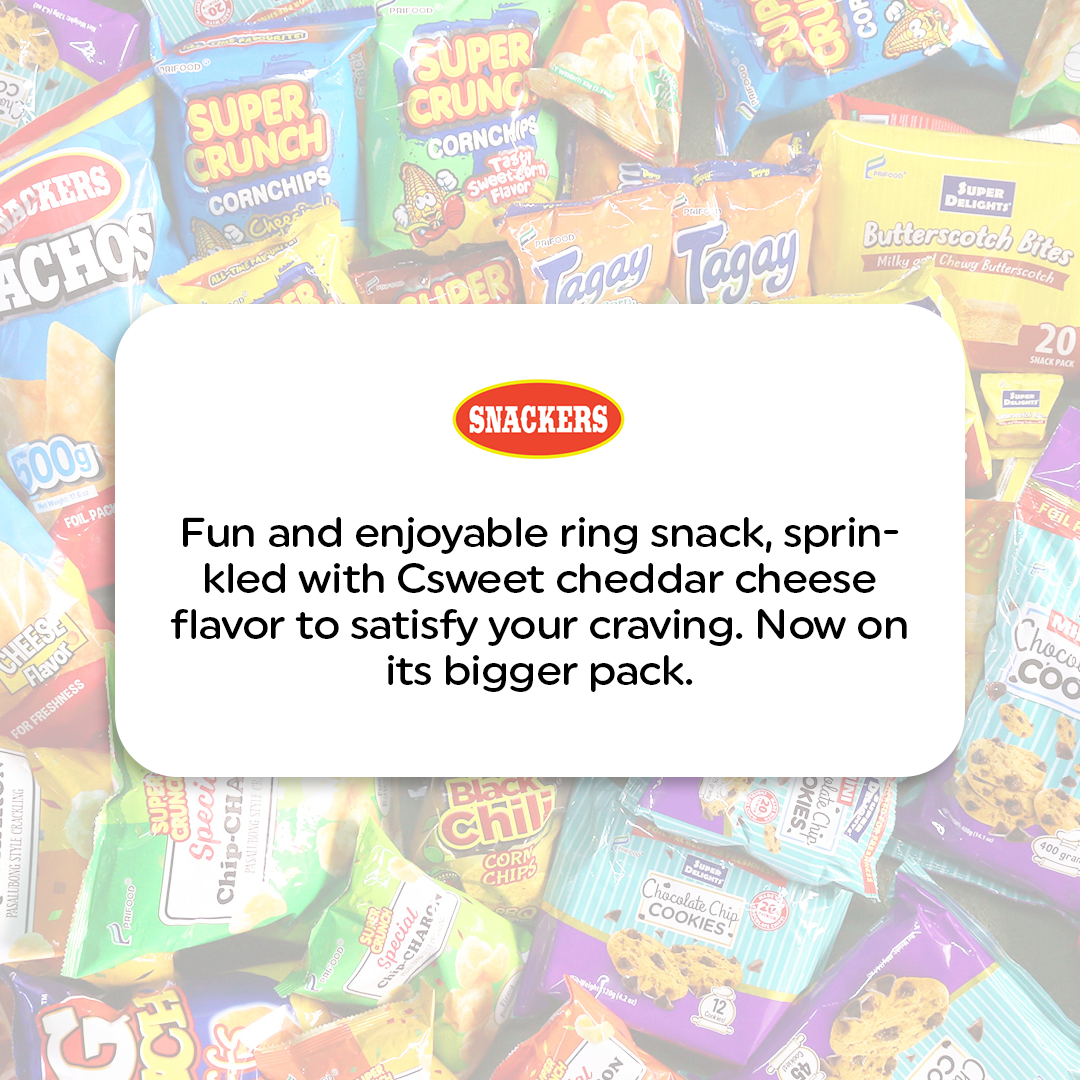Snackers Cheese Rings Junior 120g | Cheesy Rings Snack | Single Pack ...