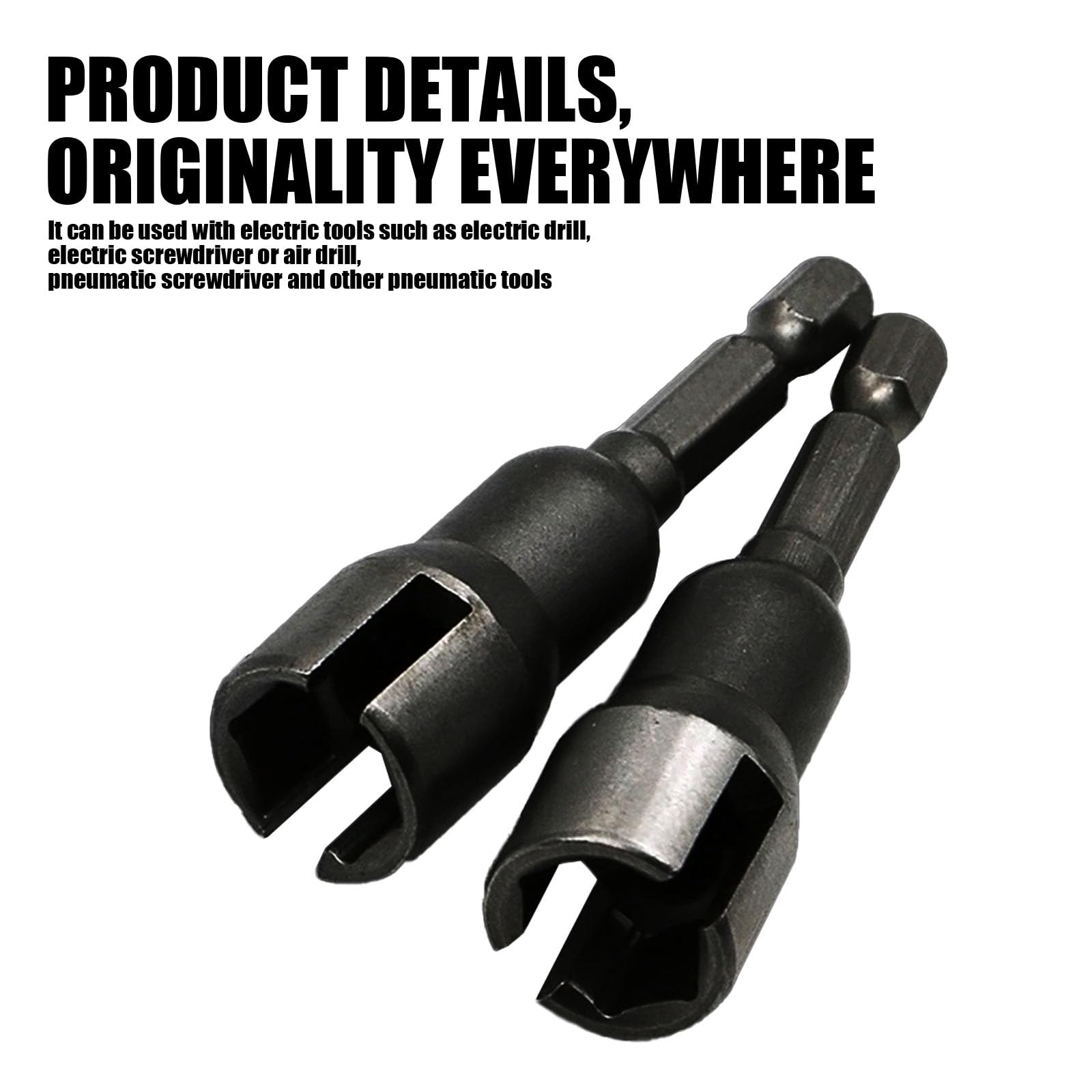 1PCS Wing Nut Driver Bit Set 1/4'' Quick Change for Panel Nuts, Screws ...