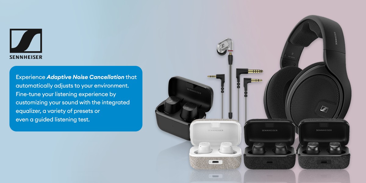 Sennheiser HD 400S Headphones Black | Shopee Philippines