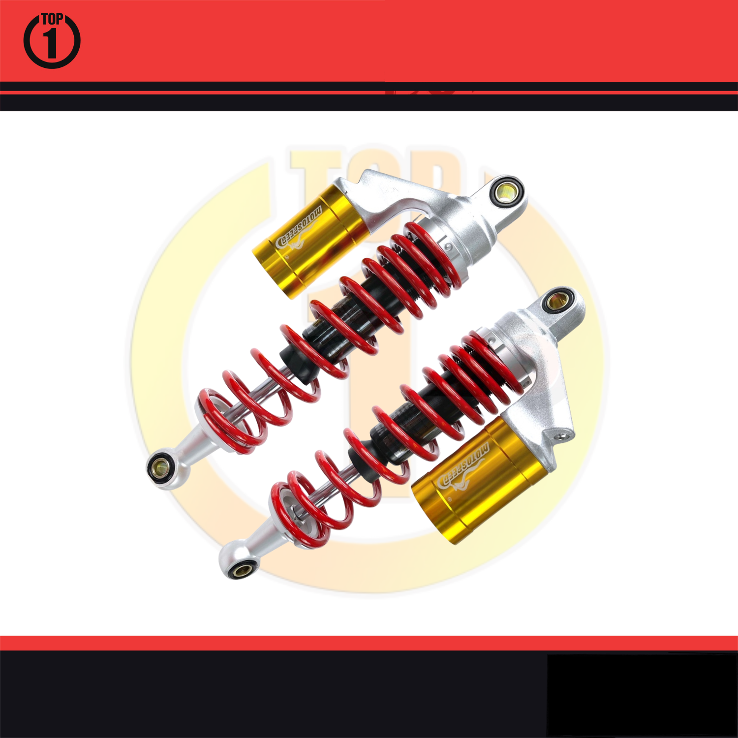Top1 Motors 1 Pair Rear Dual Shock Absorber 310mm for XRM WAVE RAIDER ...