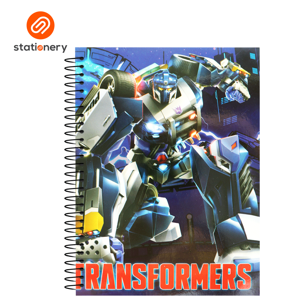 Transformers Spiral Notebook 80lvs Pack of 7 | Shopee Philippines