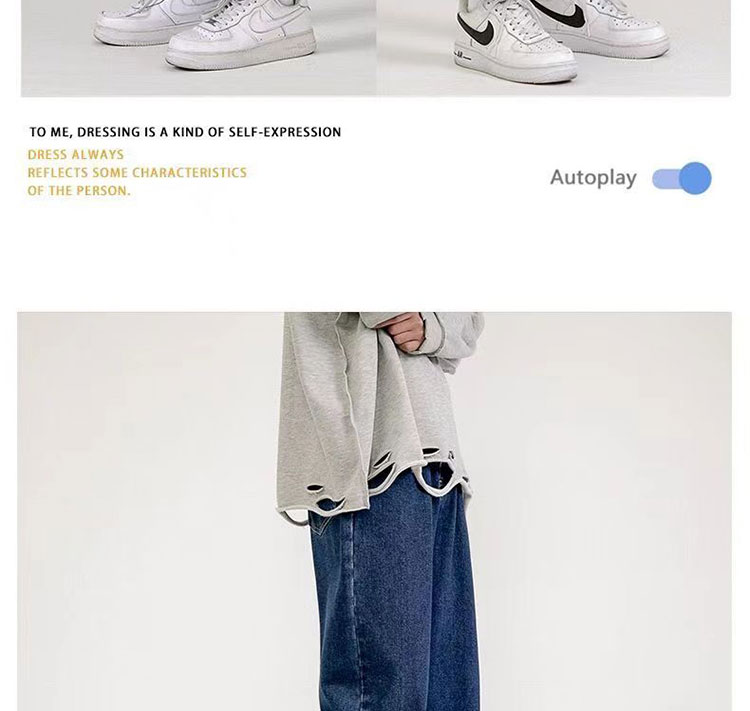 Rosh_Jeans Baggy pants men pants for men maong straight cut pants baggy ...