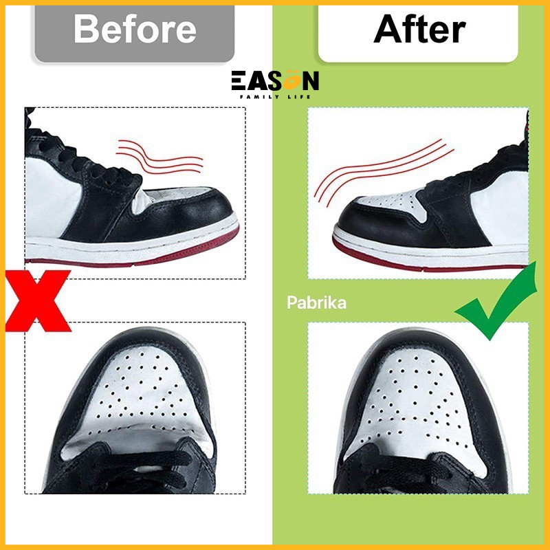 EasonShop 1Pair Shoes Anti Crease Protection Sneakers Toe Caps Anti ...