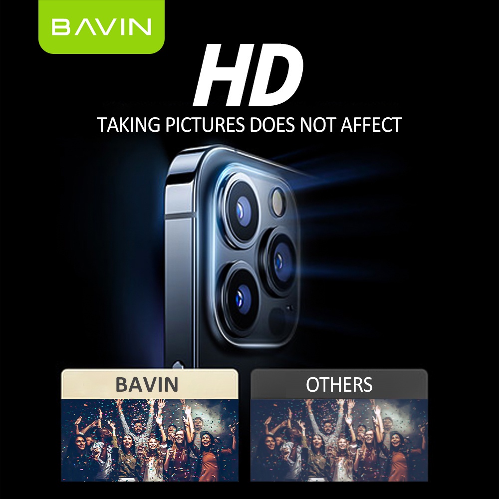 BAVIN Camera Lens Protector Transparent Camera Tempered Glass Scratch ...