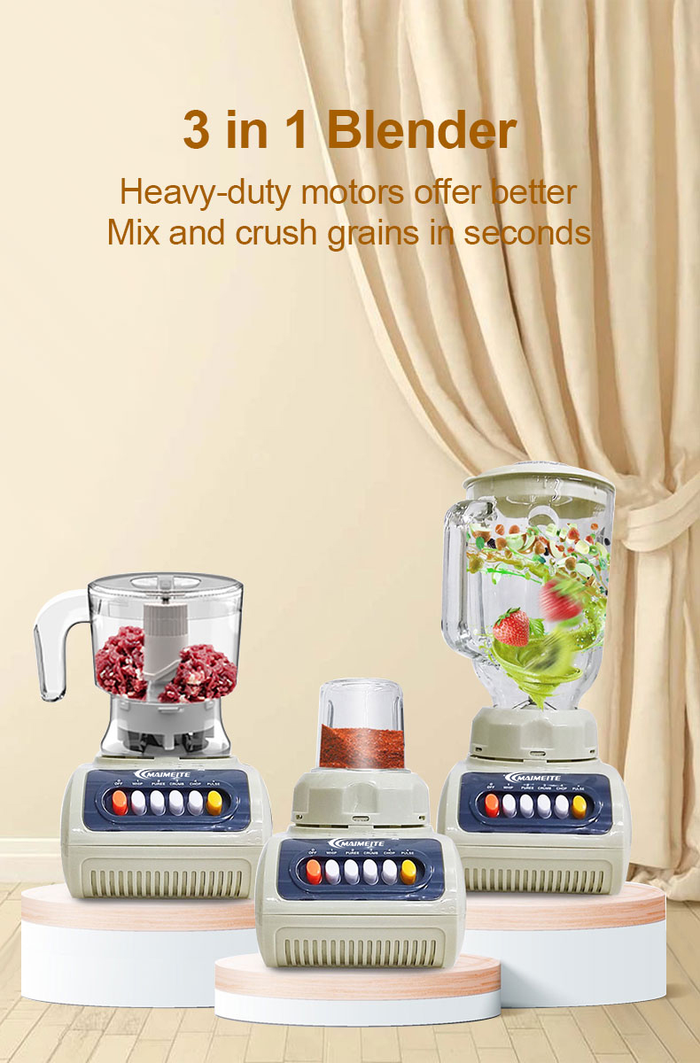 Maimeite 3 in 1 blender High Power Multifunctional Juicer Chopper meat