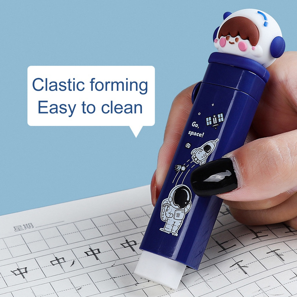 Creative Retractable Push Pull Eraser Student Writing Drawing ...