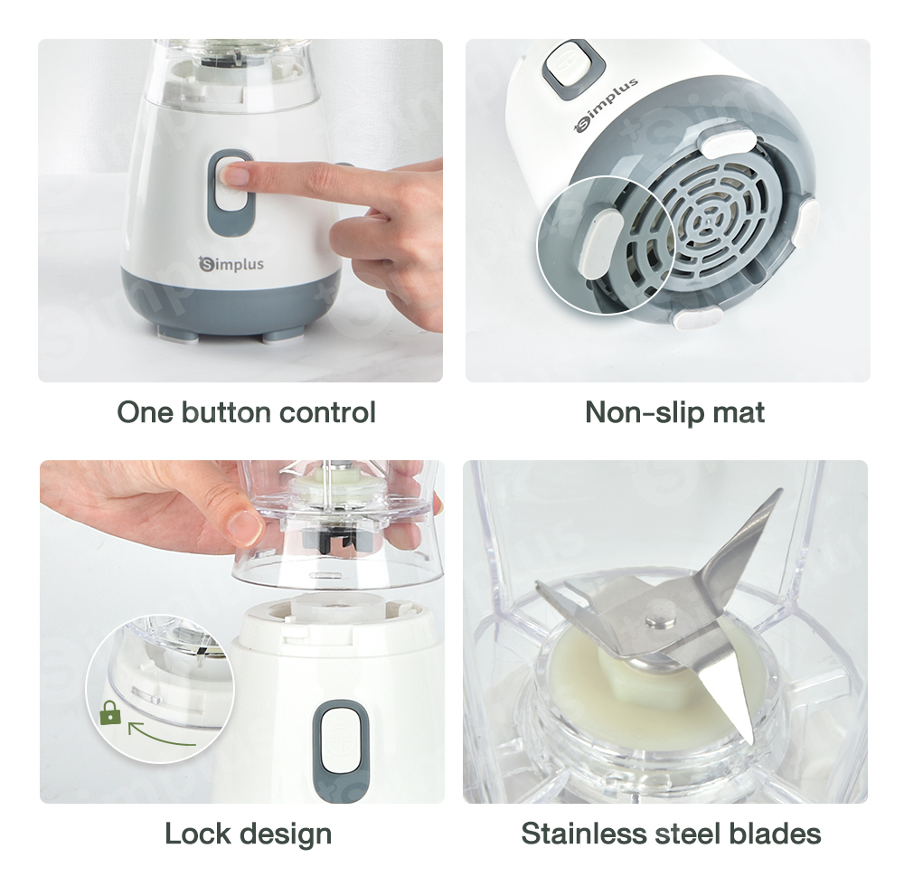 Simplus Blender Food Processor Juice Blender for Fruit and Vegetables ...