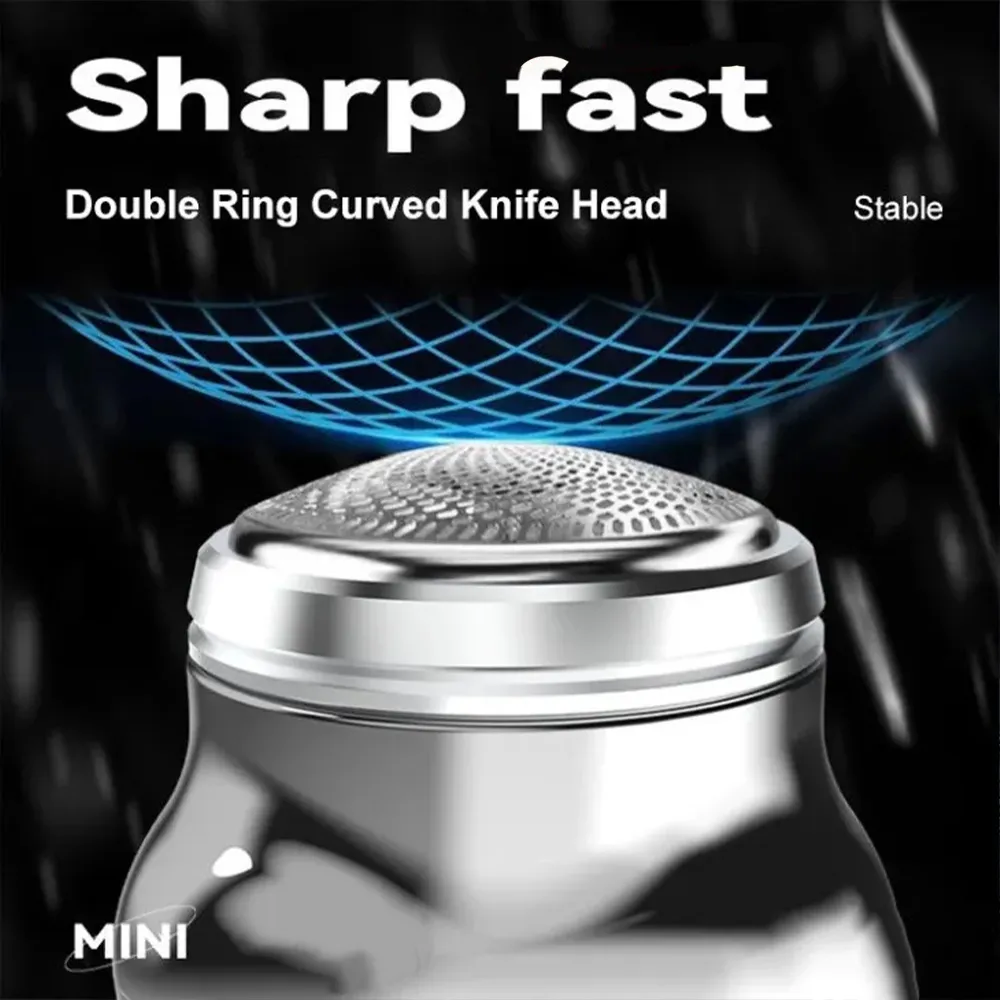 Men's Mini Electric Razor For Rechargeable Flawless Facial Epilator ...
