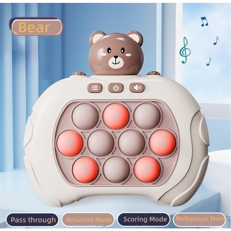 Fidget Anti Stress Toys Electric Pop Quick Push Gamepad Pop It PRO The ...