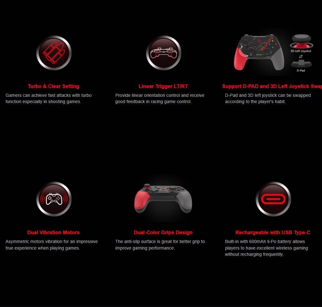 A4Tech Bloody GPW50 Sports Red/White Multi-Platform Wireless and USB ...