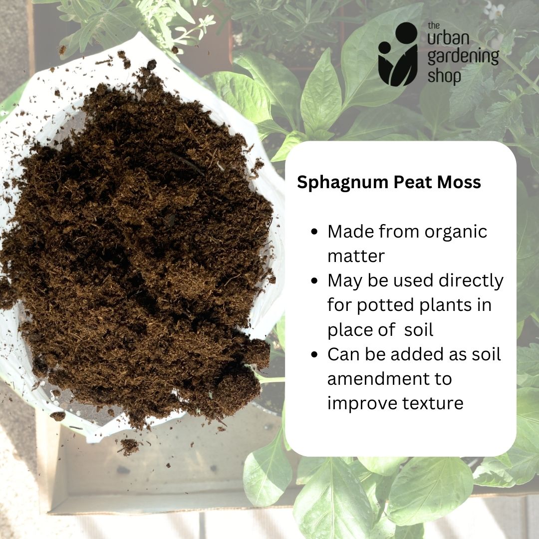 THE URBAN GARDENING SHOP 8-liter Sphagnum Peat Moss - High Quality Soil ...