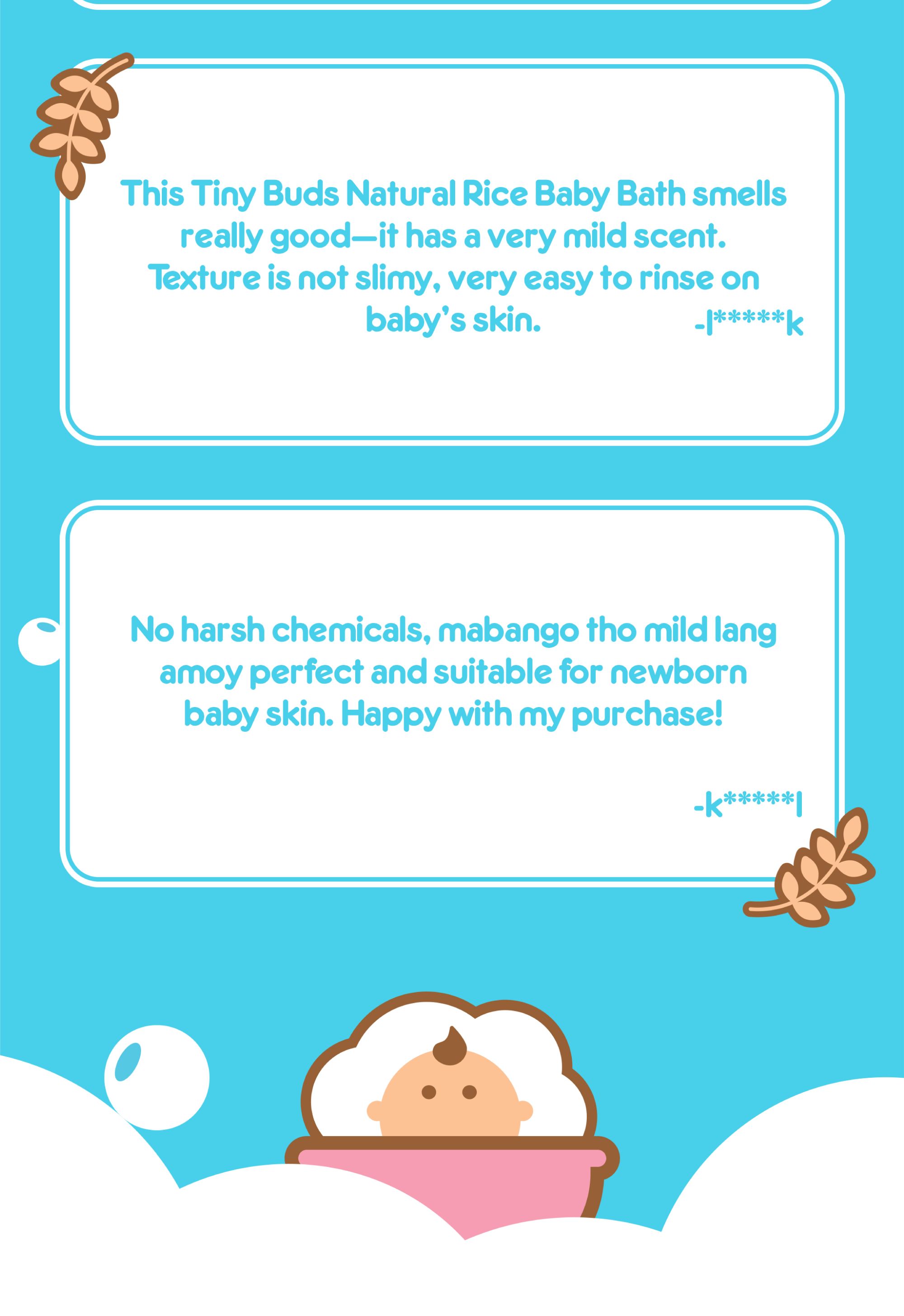 Tiny Buds Natural Rice Baby Bath Refill 300ML | Shopee Philippines