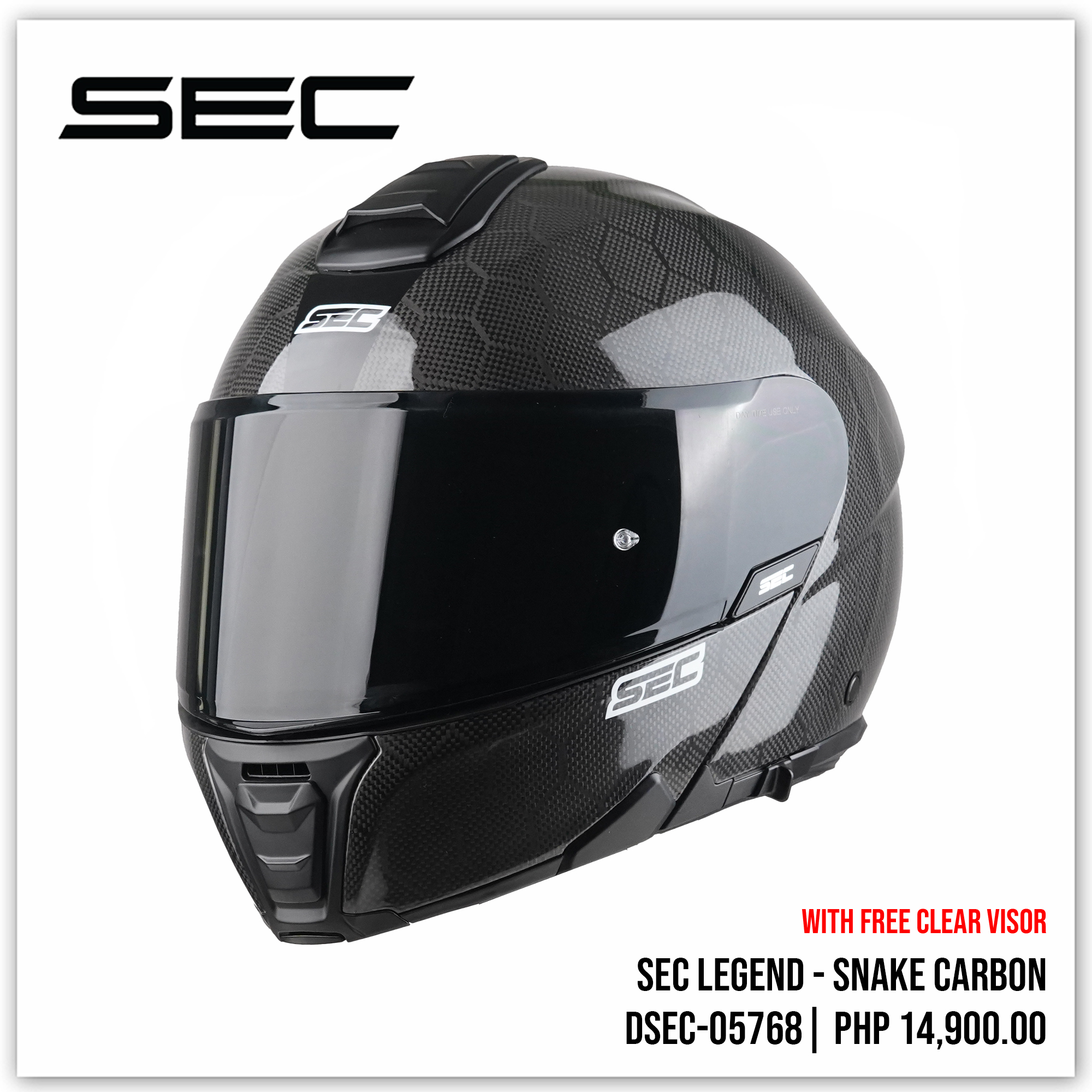 Snake best sale carbon helmet