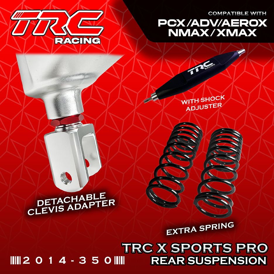 TRC Racing Shock Absorber Suspension X SPORTS PRO 350mm XMAX/ADV/PCX ...