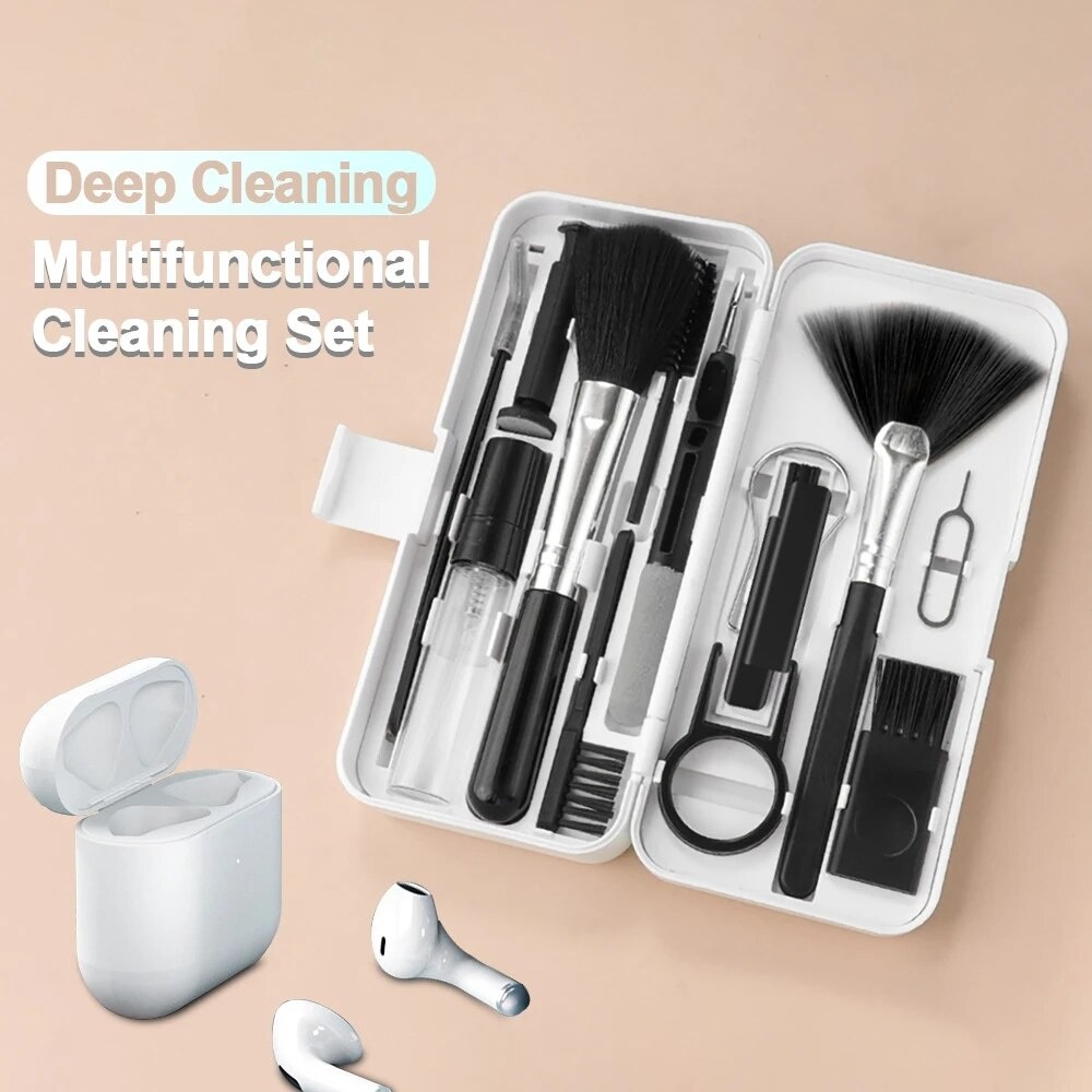 18 in 1 Computer Keyboard Cleaning Kit Phone Tablet Headphone Camera ...