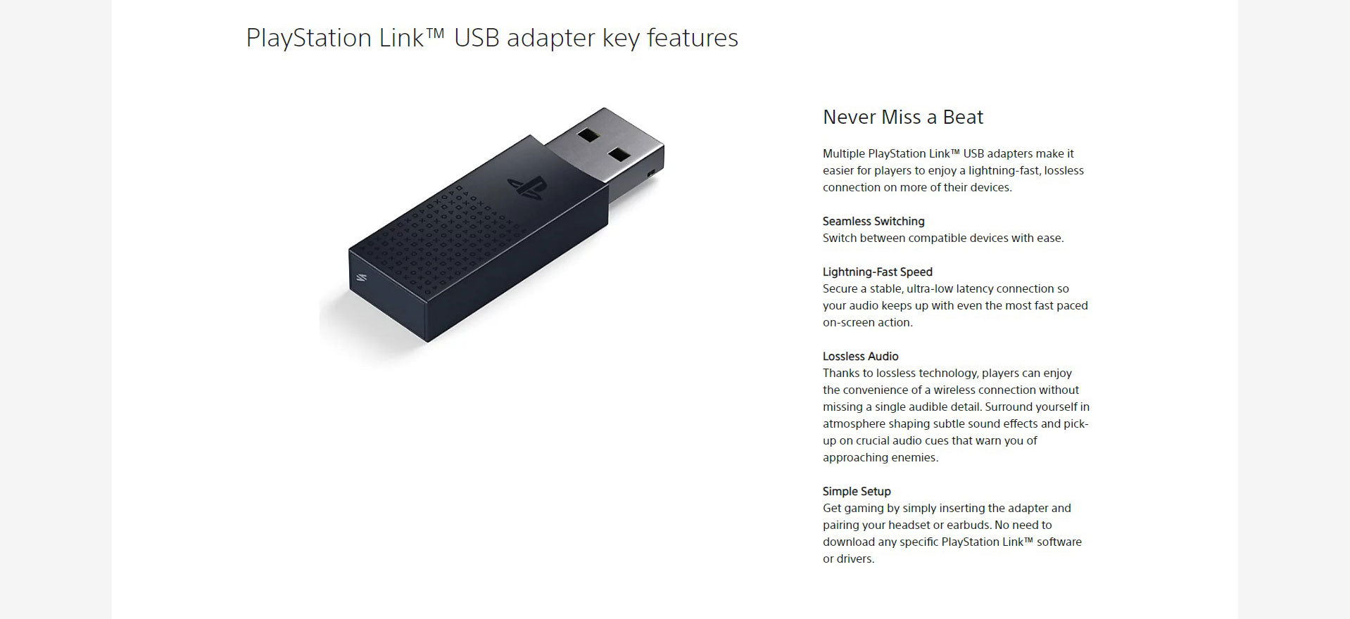 Playstation Link Usb Playstation Headset Usb Adapter Sony