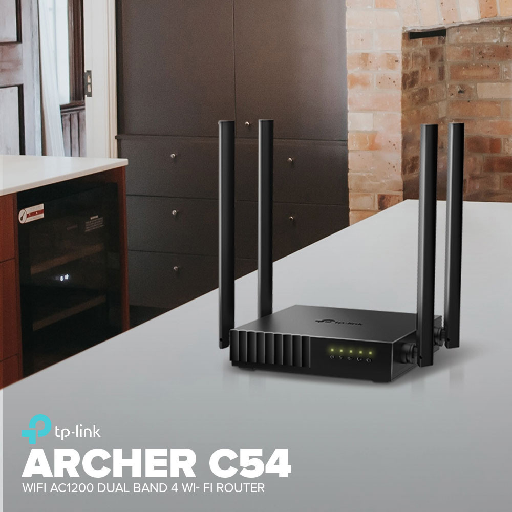 EasyPC| TPLink Archer C54 WiFi AC1200 Dual Band 4 and Wi-Fi router ...