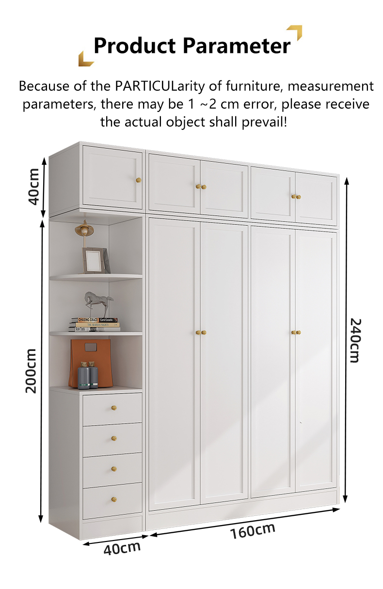 Wardrobe bedroom sliding door simple solid wood locker economical large ...