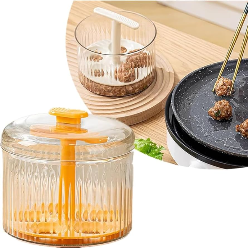 Meatball Making Tool,Ground Meat Freezer M Containers Non-Stick Storage ...