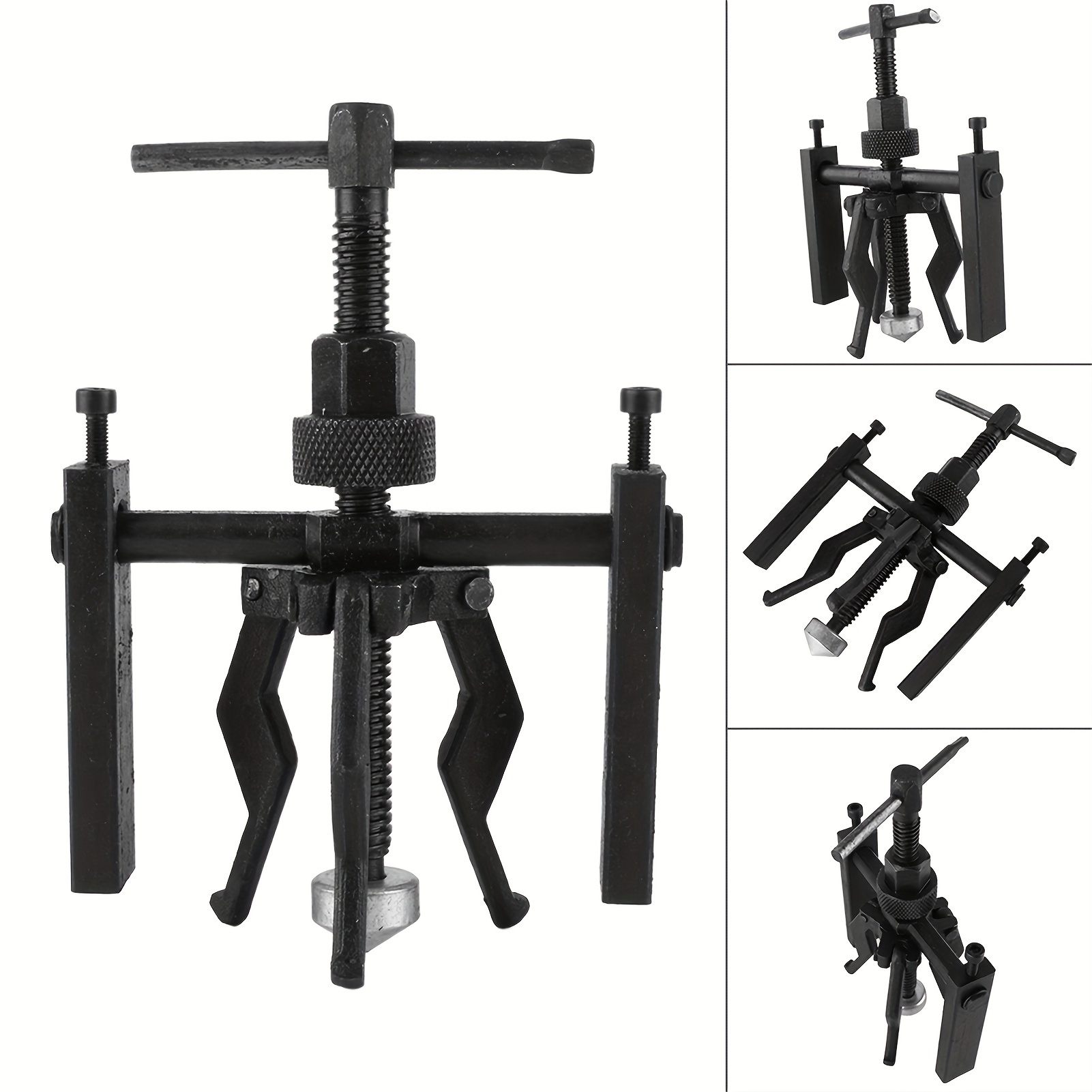 3-Jaw Puller Set Pilot Bearing Puller Heavy-Duty Inner Wheel Gear ...