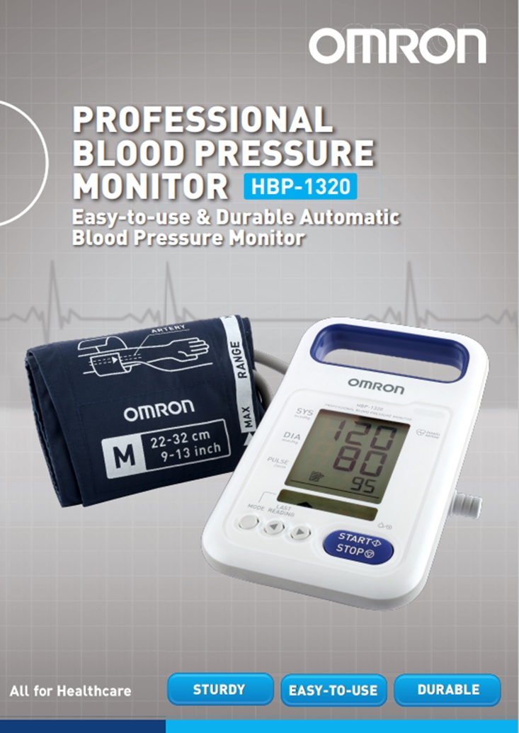 OMRON Blood Pressure Monitor BPM Machine Automatic Upper Armr-Digital ...