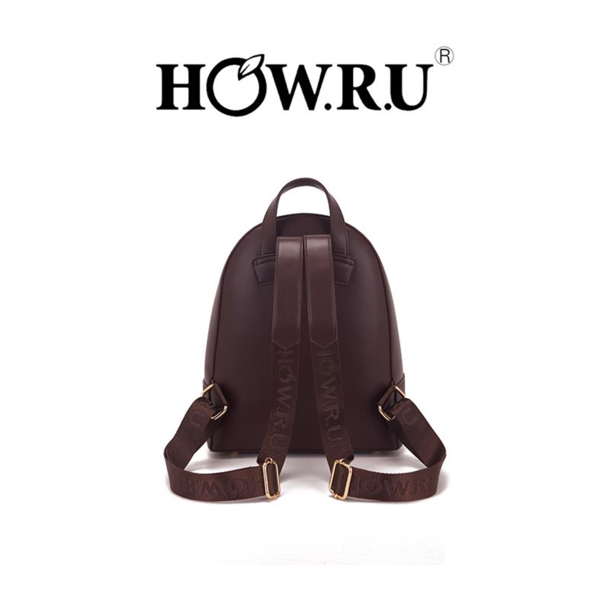 HOWRU NEW DESIGN BACKPACK PU LEATHER | Shopee Philippines