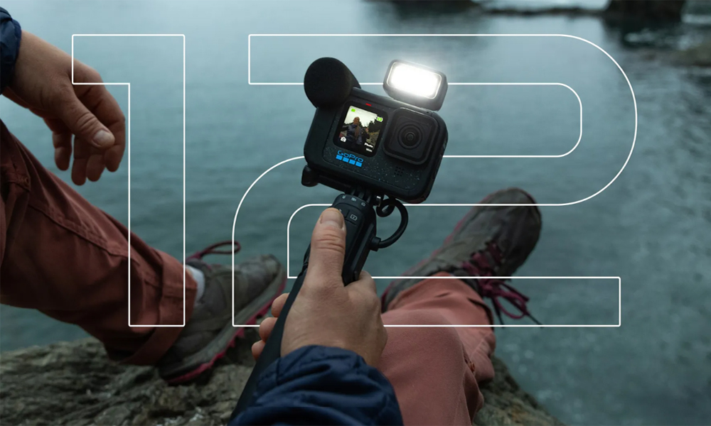 GoPro HERO12 / HERO 12 Black Waterproof Action Camera with 27MP 5.3K60 ...