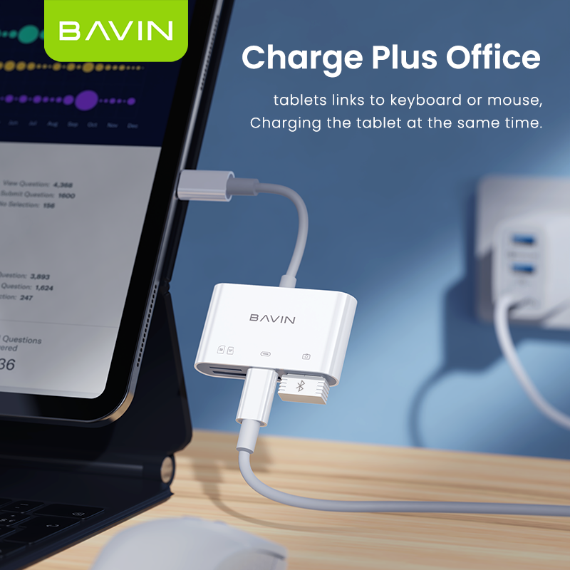 BAVIN O33 / O37 OTG HUB Docking Station Type-C Adapter Compatible for ...