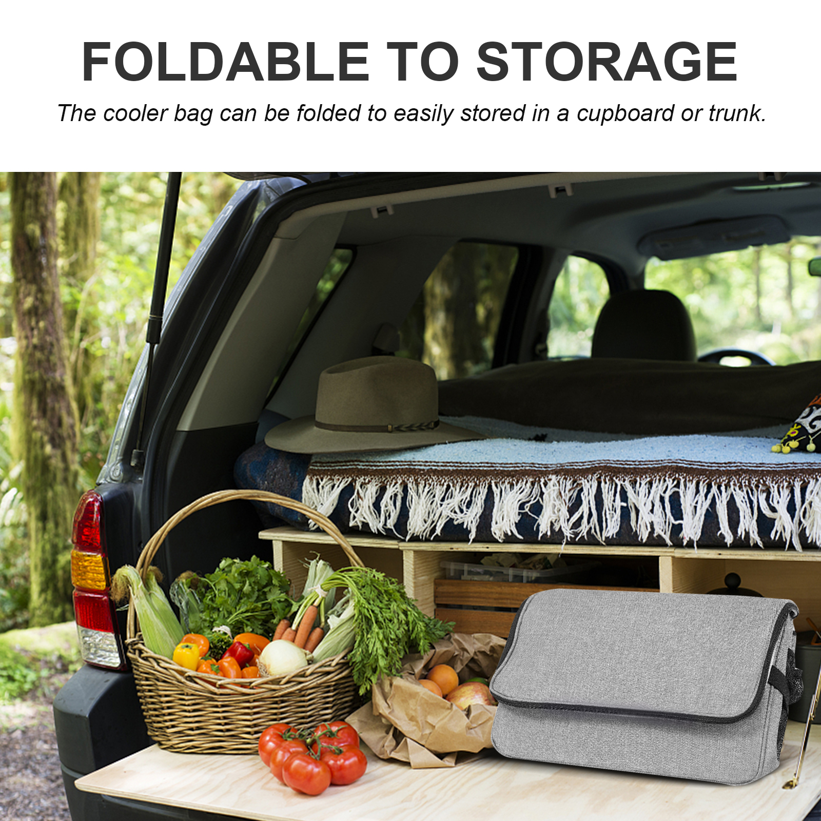 20L/33L Soft Cooler Bag - 27/50 Can Insulated Collapsible Cooler For Camping & Beach