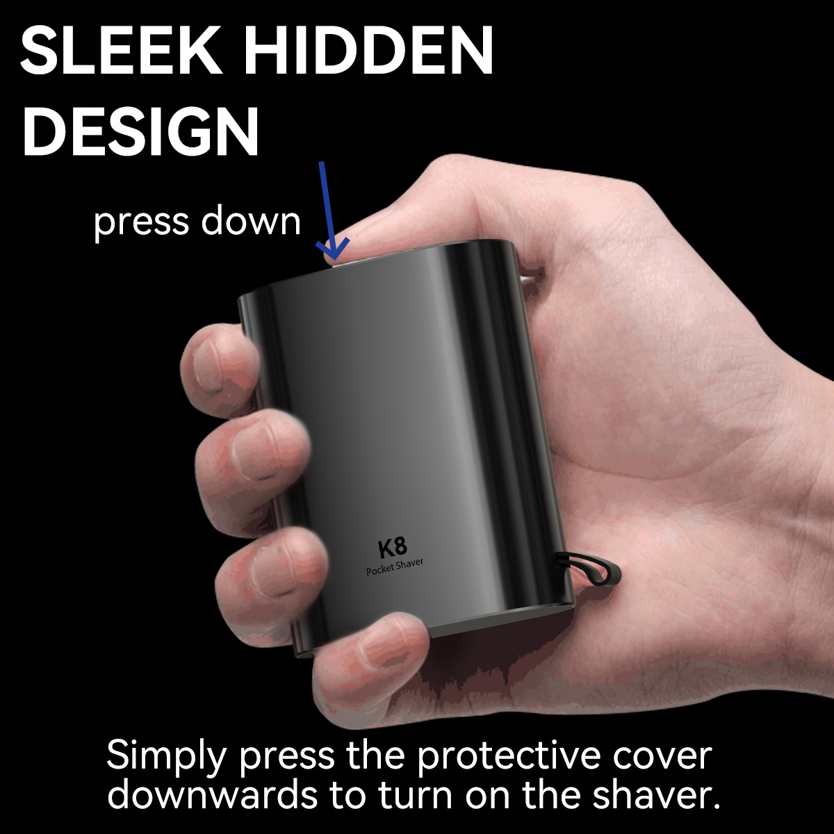 Enchen Pocket Shaver Mini Electric Shaver Z4 Mens Beard Razor Press To ...