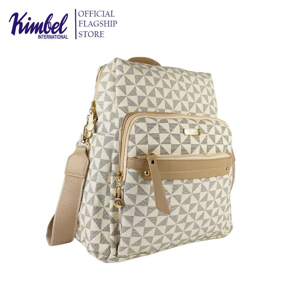 KIMBEL HGSB231308 Backpack Medium Size Synthetic Leather | Shopee ...