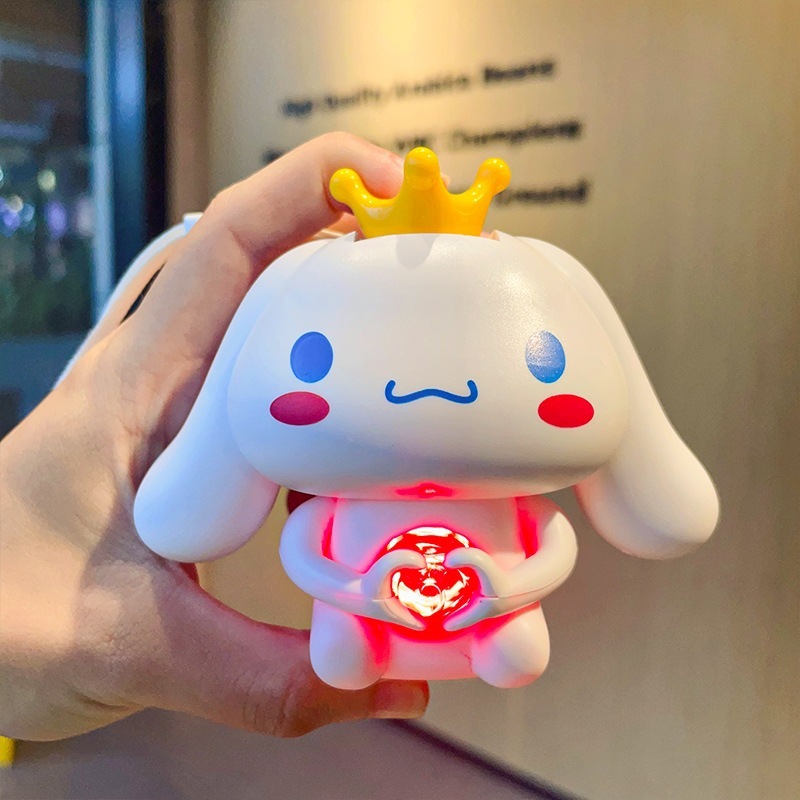 Timi Talking Kuromi Toy Glowing Heart Sanrio Confession Toy Can Say I ...
