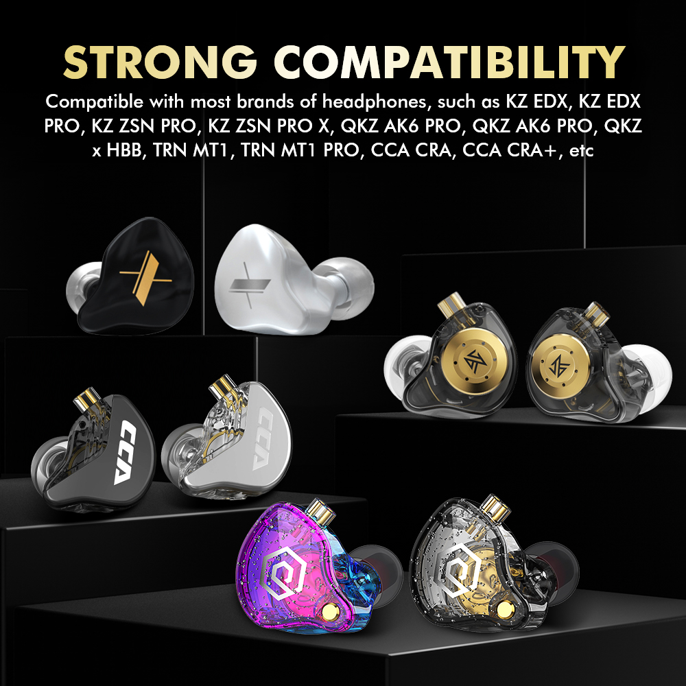 Popcorn Earphone Cable Microphone 3.5mm Plug Wire Replacement Upgrade ...
