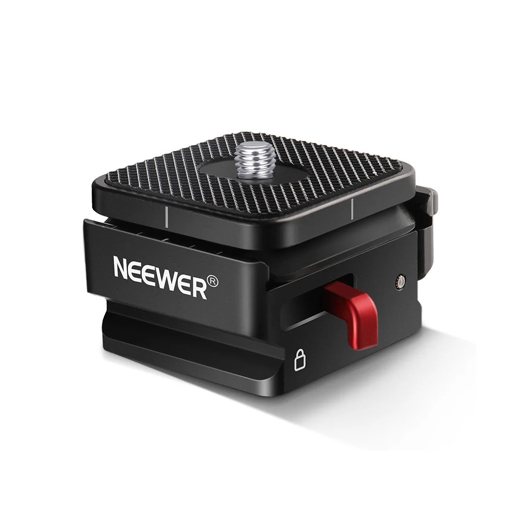 Neewer QRP-1 Aluminum Quick Release Camera Mount Adapter with 1/4