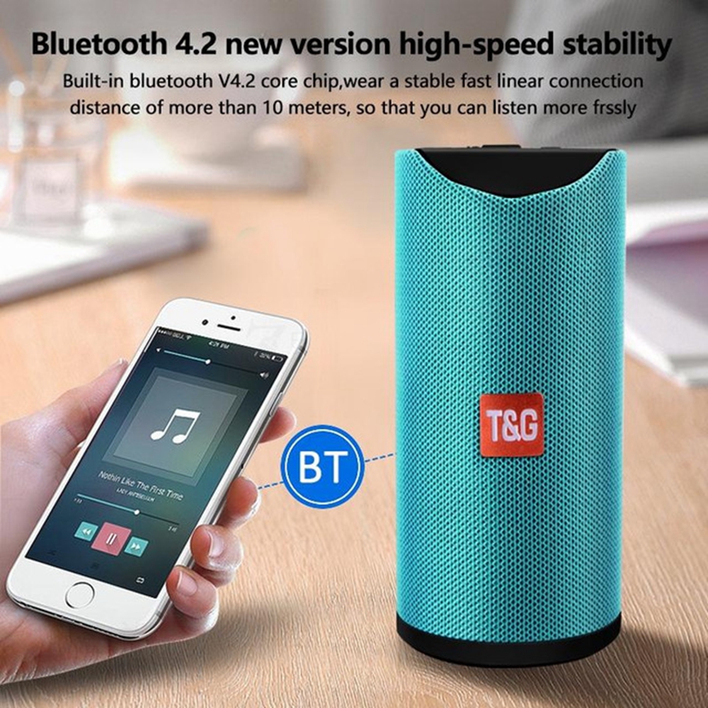 T&G TG113 Splash proof Wireless Stereo Portable Bluetooth Speaker Shopee Philippines