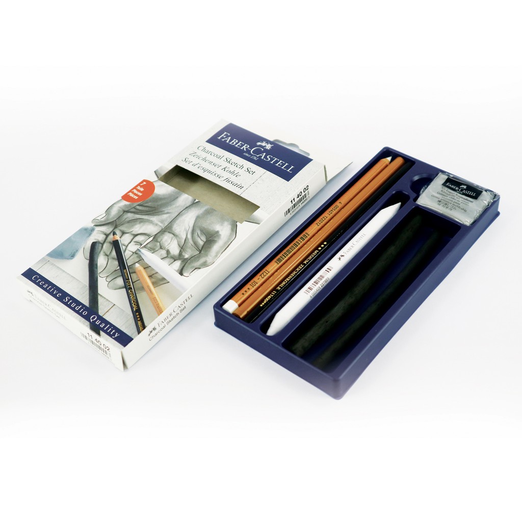 Faber-Castell Goldfaber Drawing Set Charcoal [12114002]