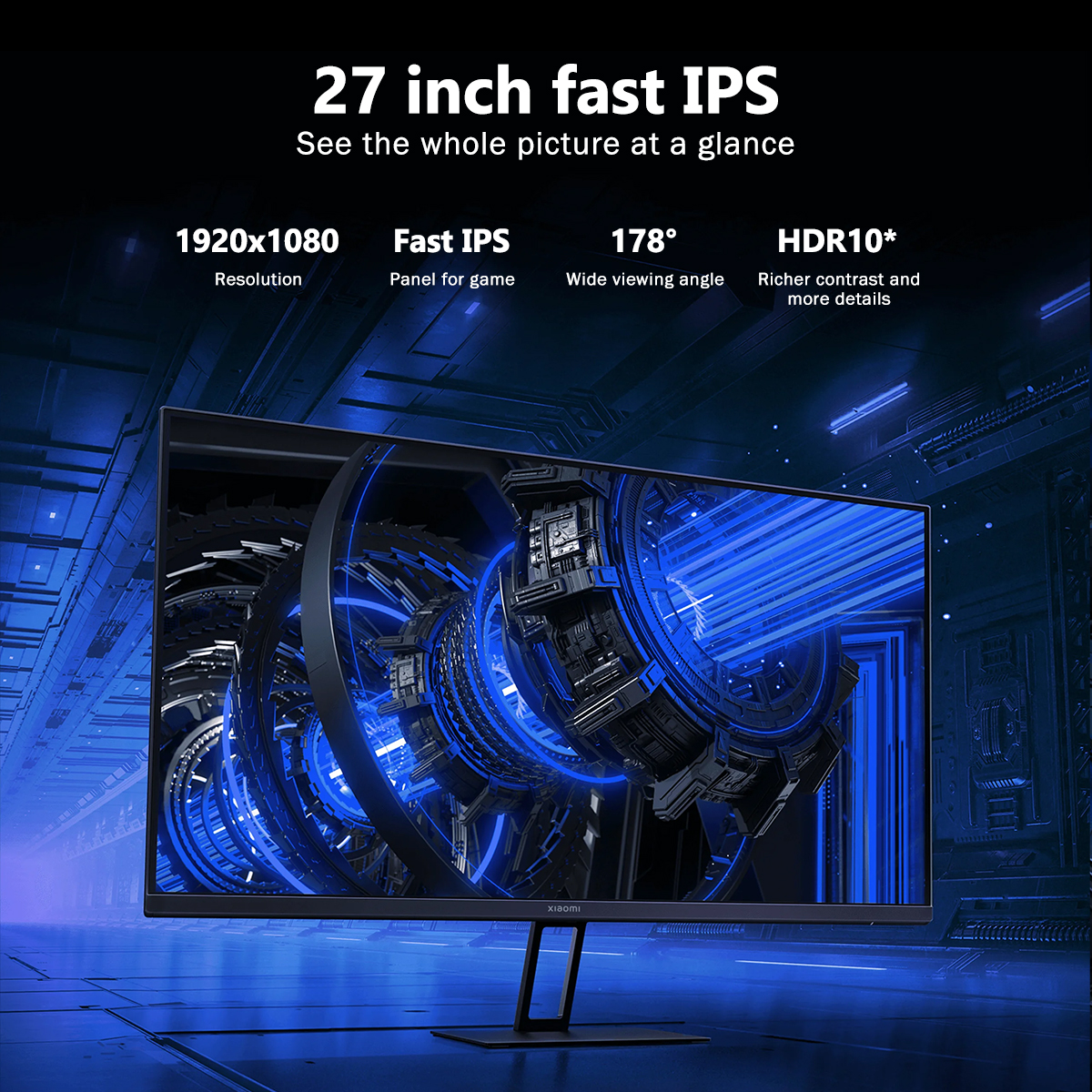 【Global Version】Xiaomi Gaming Monitor G27i 27 Inch 165Hz Refresh Rate ...
