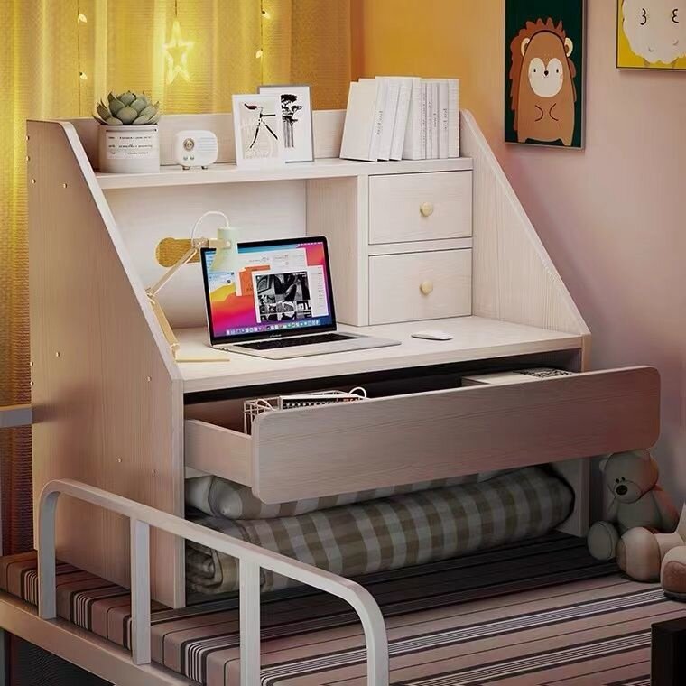 Bed Desk Artifact Bunk Computer Desk Bedroom Simple Learning Writing ...