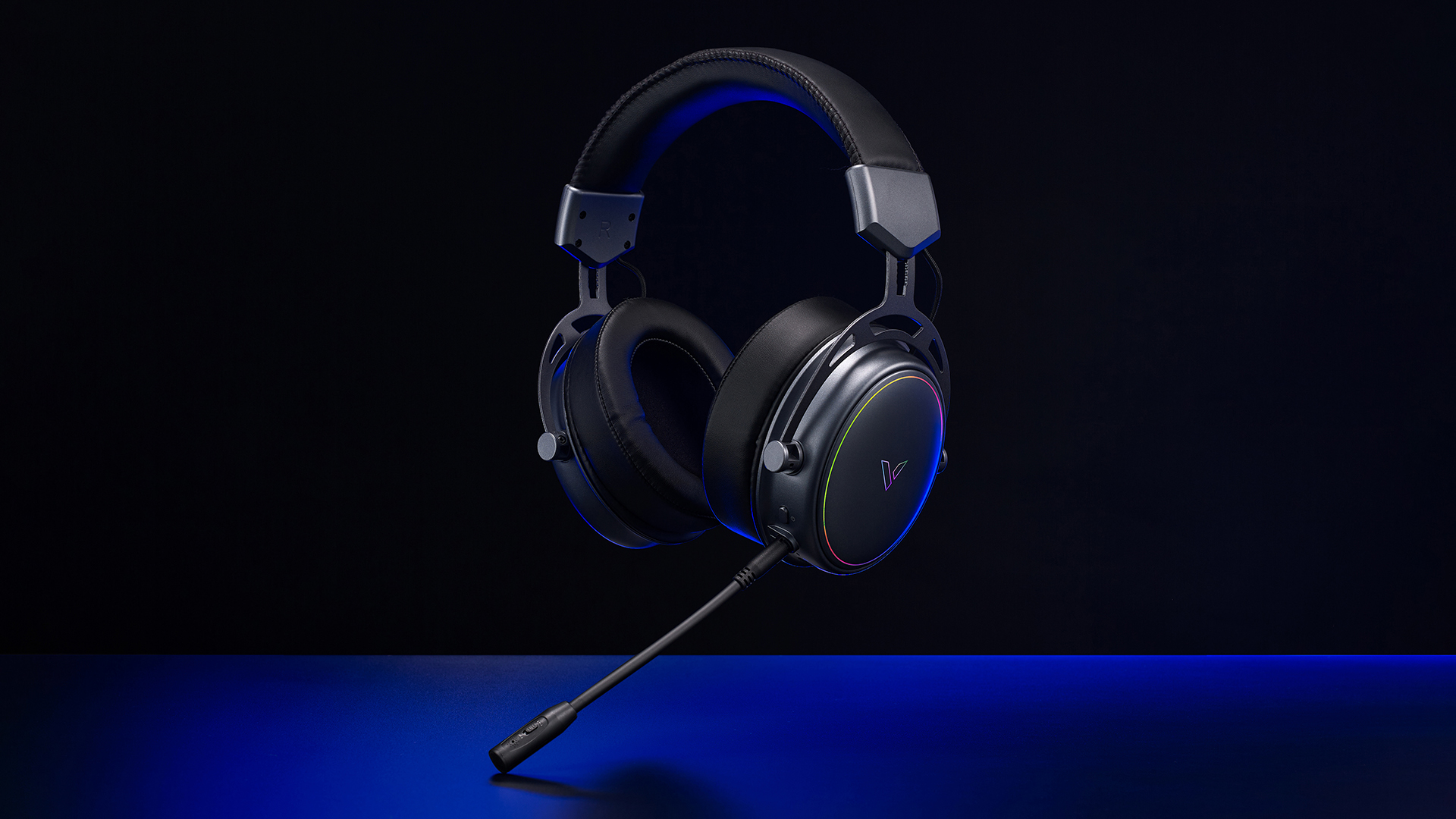 Rapoo VH800 Dual-Mode Wireless RGB Gaming Headset Noise Reduction ...