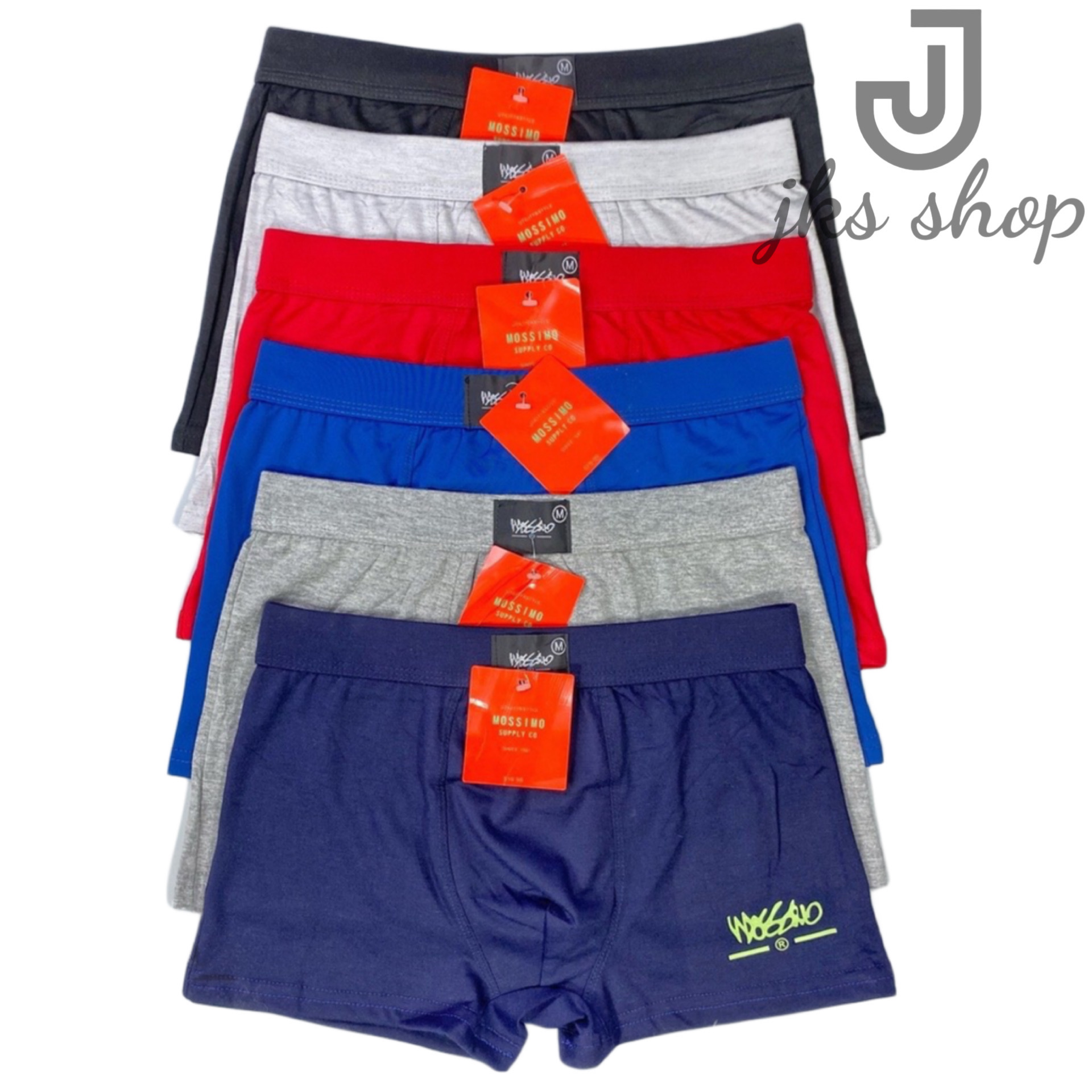 COD 3pcs/6pcs Plain Boxer Brief high quality 100% cotton for Men ...