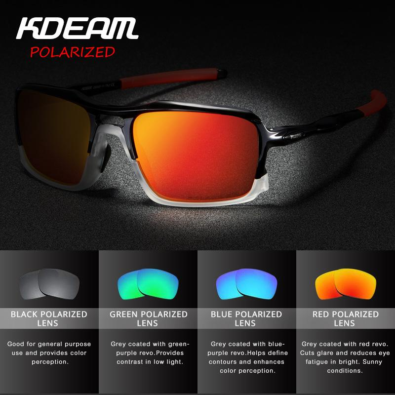 Original KDEAM New Sports UV400 Sunglasses High-end Ultra-light TR-90 ...