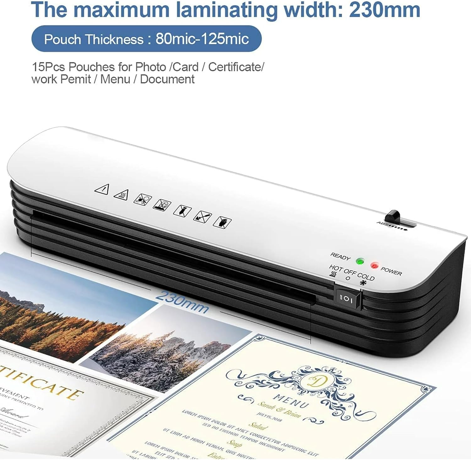 OFFICOM SL299 Laminator A4 Laminating Machine Hot & Cold with FREE ...