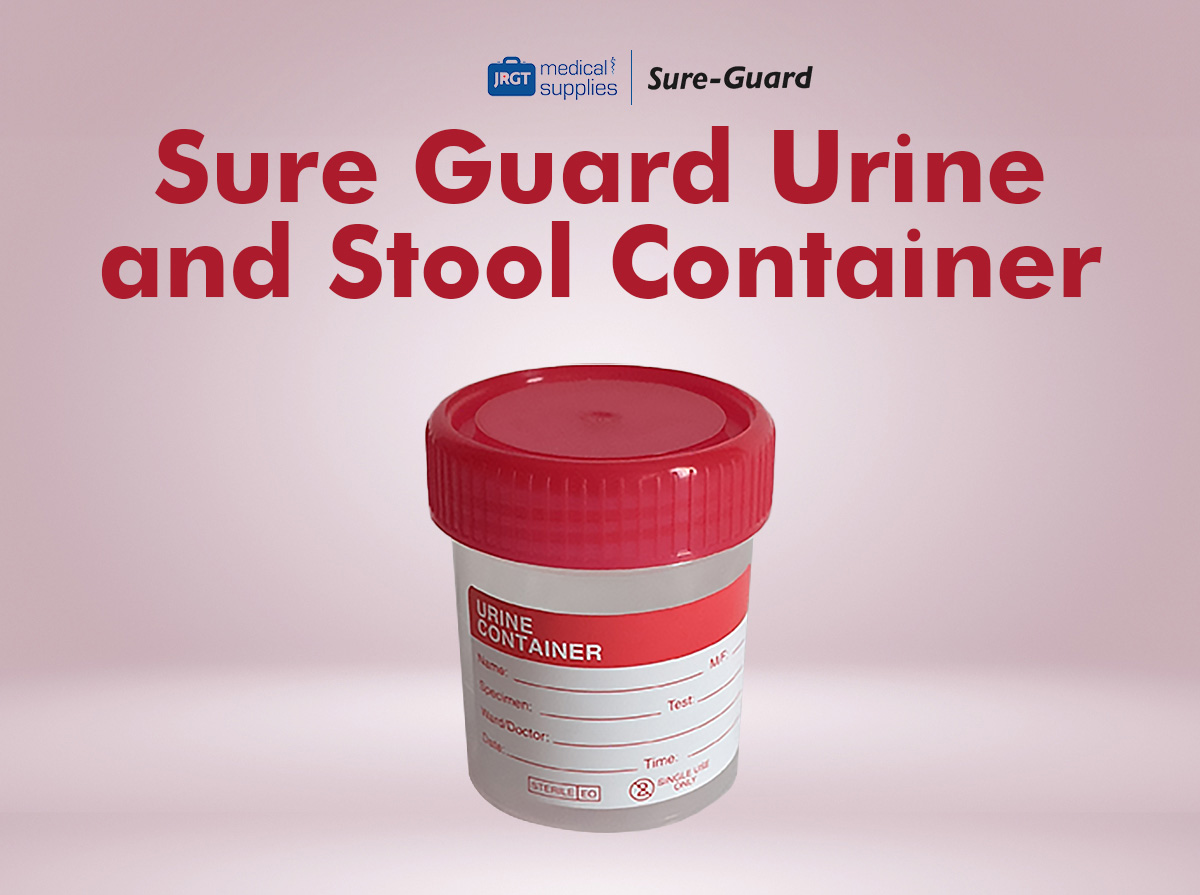 Sure-Guard Sterile Urine/Stool Container (60mL) | Transparent, Screw-on ...