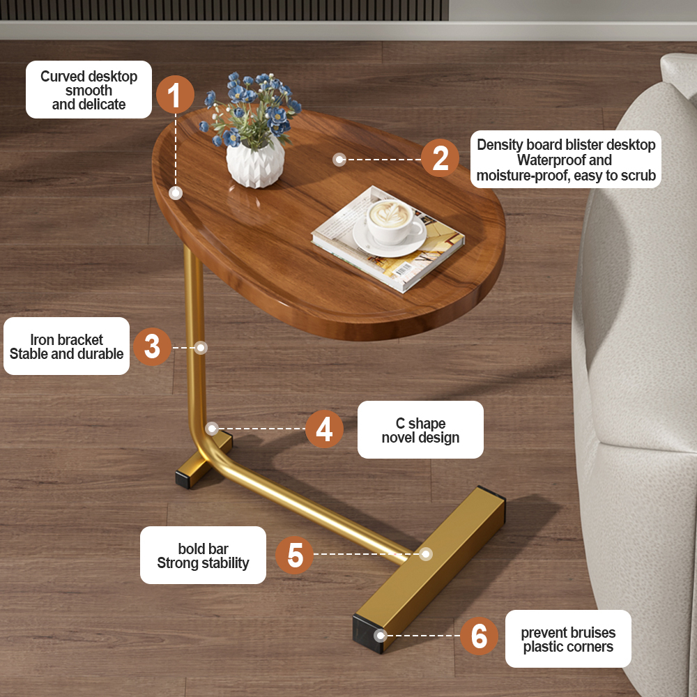 Nordic Bedside Table Coffee Table Small Side Table Balcony Table Corner ...
