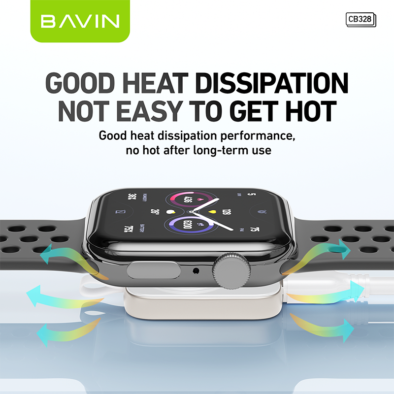 BAVIN CB328 Mini Portable Magnetic Wireless Charger for Smart Watch ...