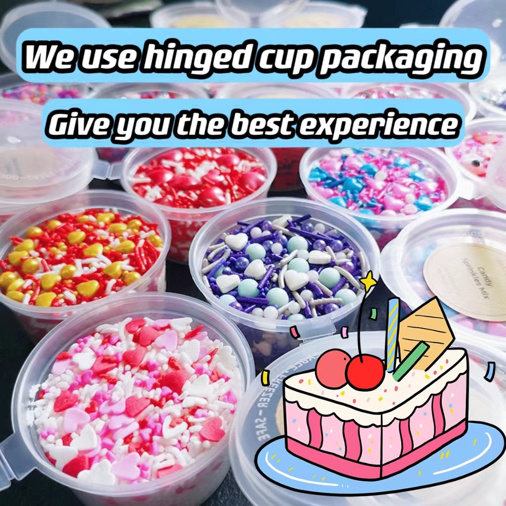 45g Edible Candy Assorted Sprinkles Confetti Dragees Cake Cookie ...