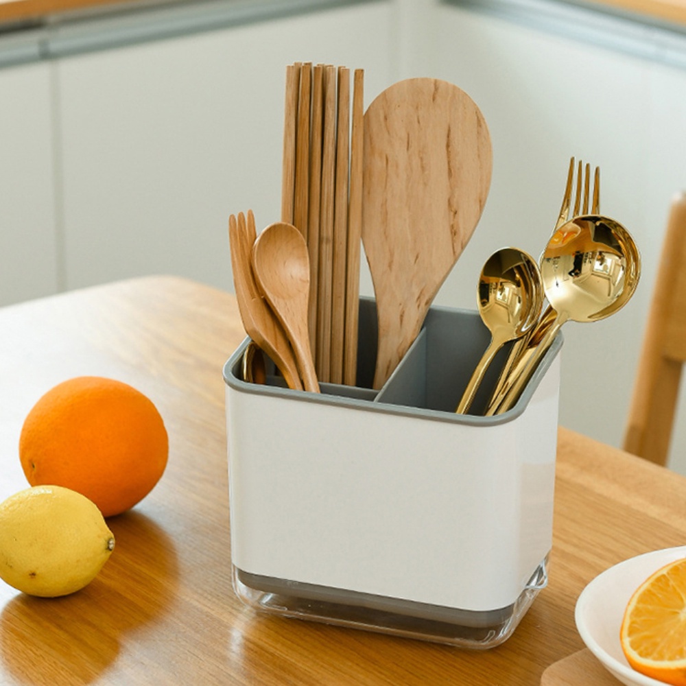 Kitchen Tableware Spoon Utensils Storage Box Rack Holder ...