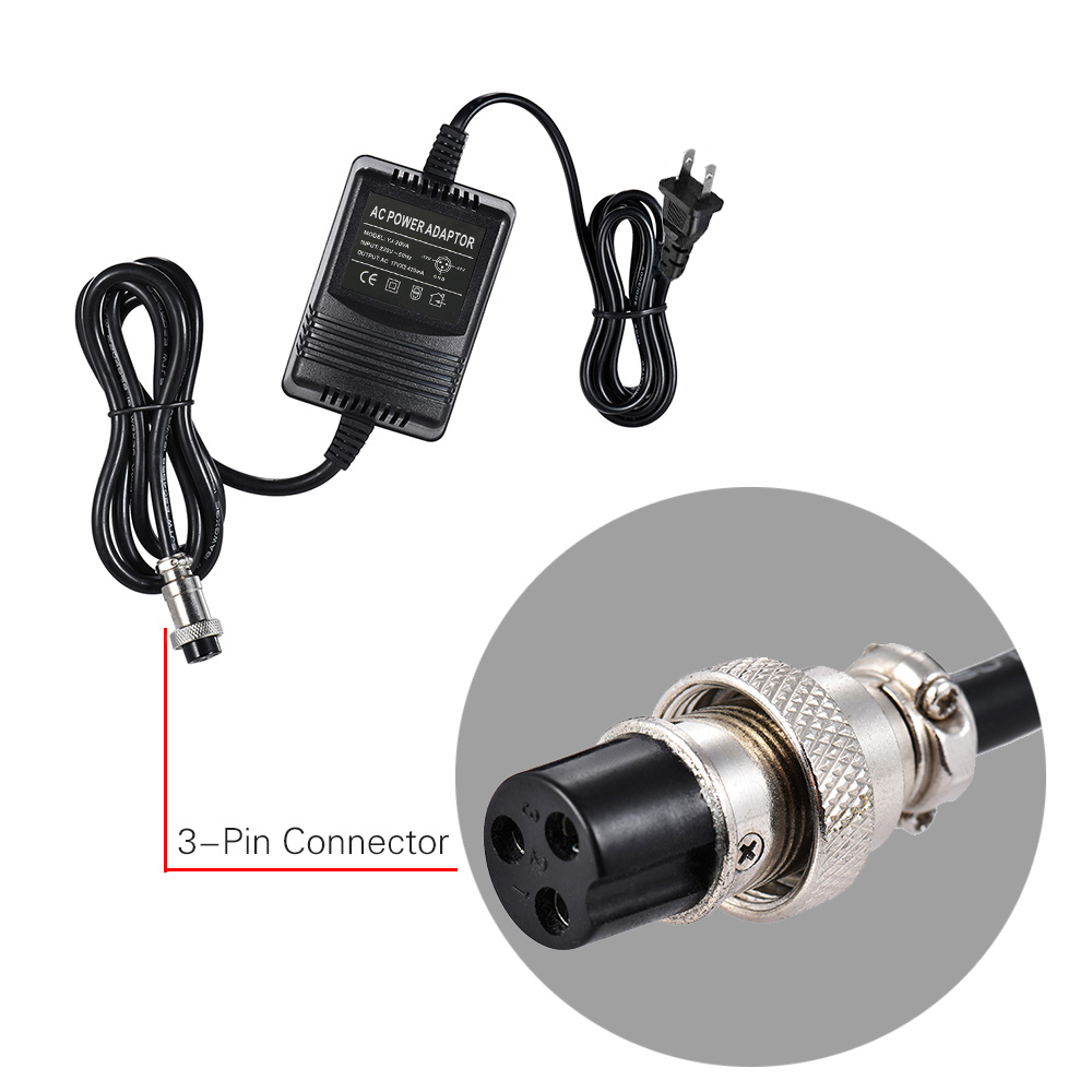 RAYHAYES Audio Mixer Adapter 3 Pin 220v Power Conversion Adapter Output ...
