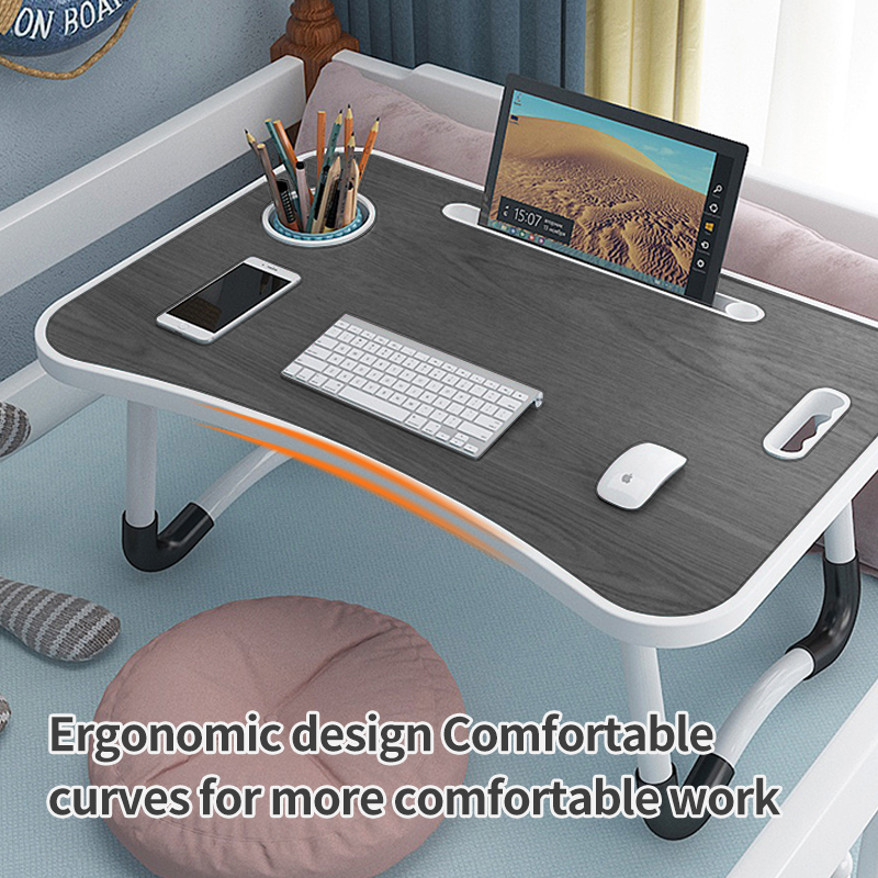 AIODIY New Foldable Laptop Desk Portable Computer Table Study Desk For ...